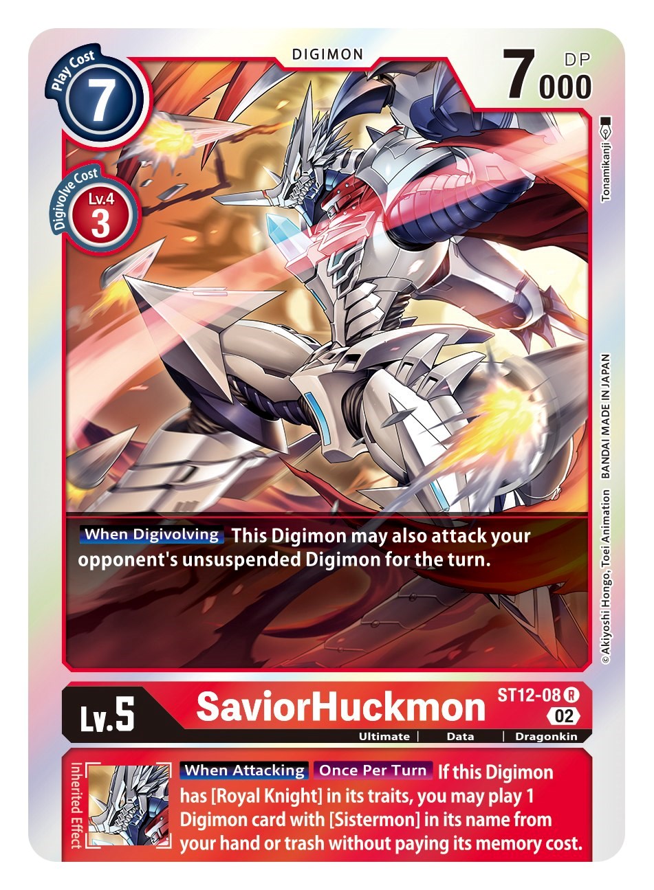 SaviorHuckmon [ST12-08] [Starter Deck: Jesmon] | Enigma On Main