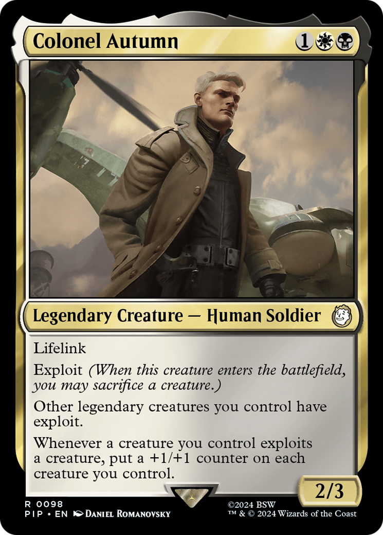 Colonel Autumn [Fallout] | Enigma On Main