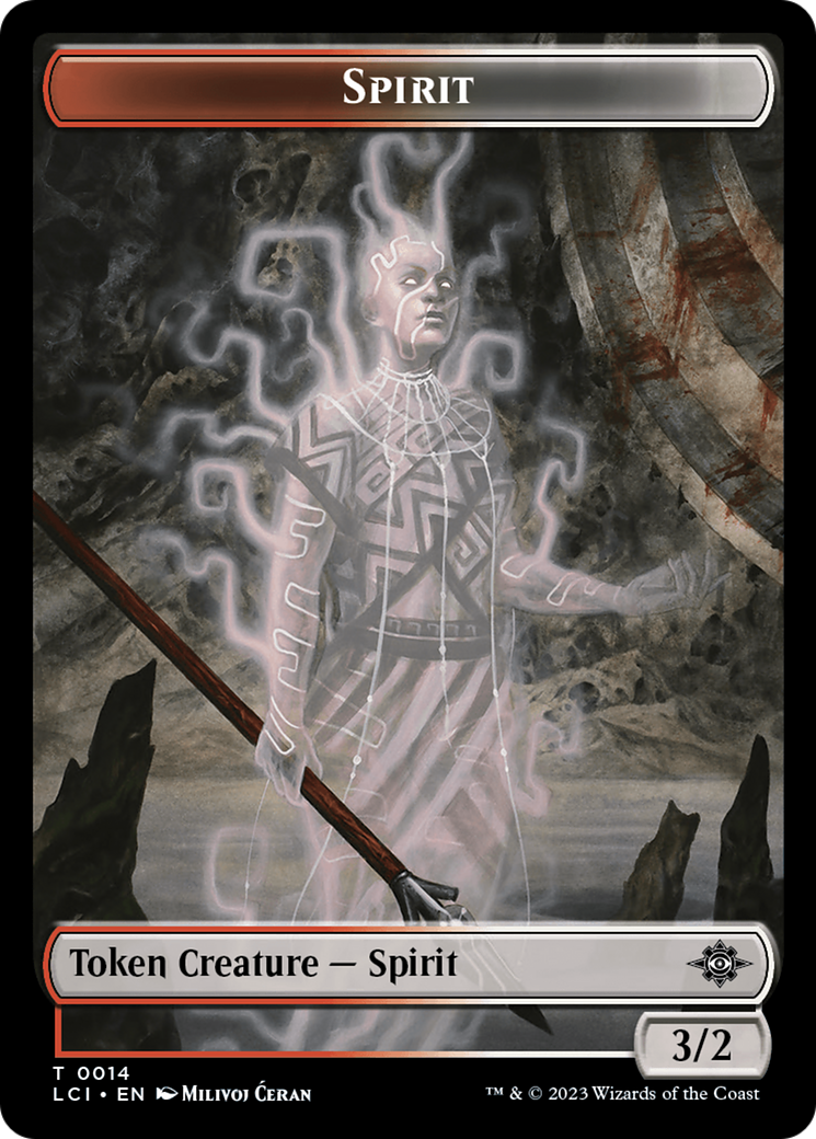 Spirit Token [The Lost Caverns of Ixalan Tokens] | Enigma On Main