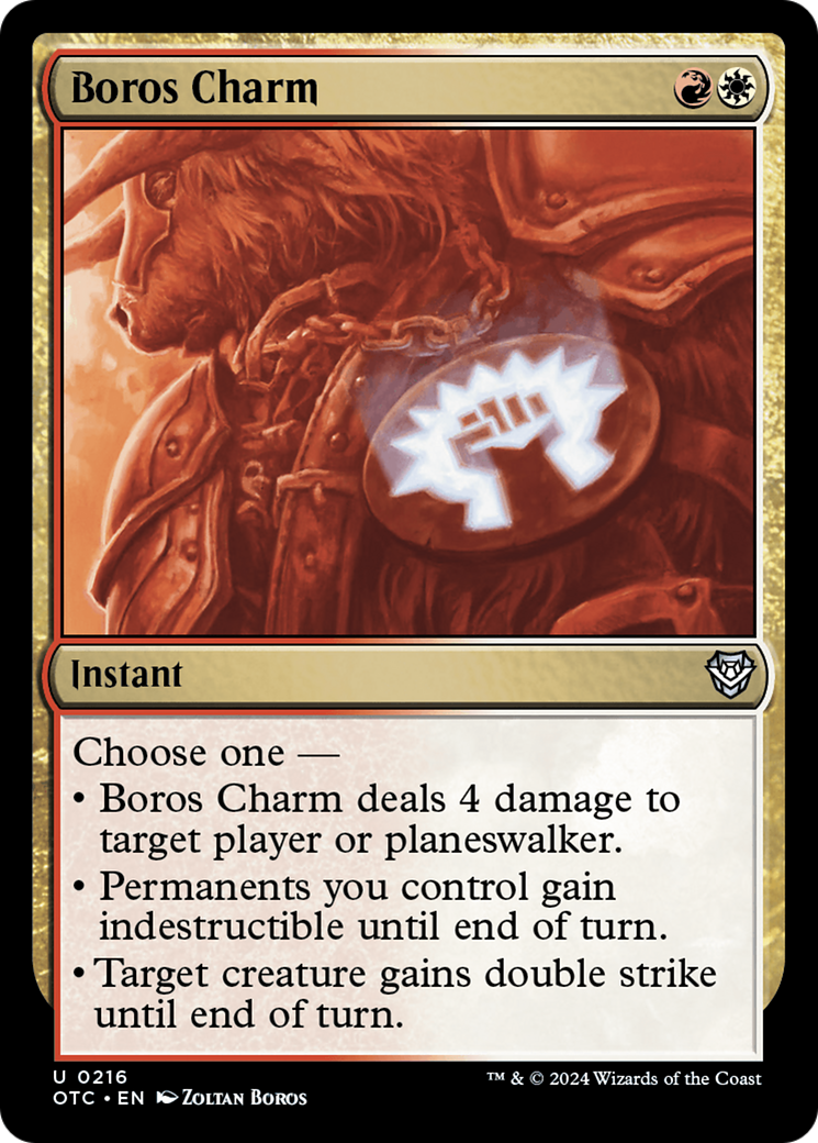 Boros Charm [Outlaws of Thunder Junction Commander] | Enigma On Main