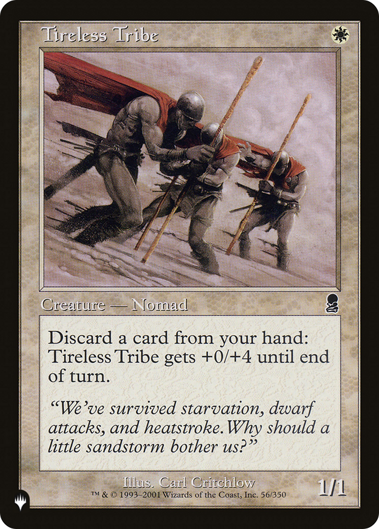 Tireless Tribe [The List] | Enigma On Main