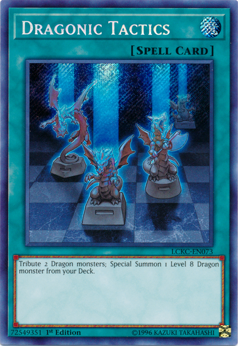 Dragonic Tactics [LCKC-EN073] Secret Rare | Enigma On Main