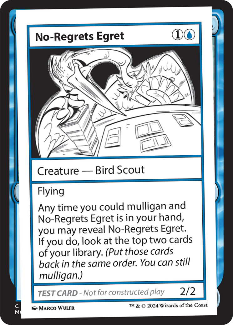 No-Regrets Egret [Mystery Booster 2 Playtest Cards] | Enigma On Main