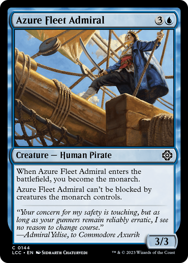 Azure Fleet Admiral [The Lost Caverns of Ixalan Commander] | Enigma On Main