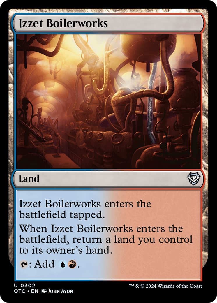 Izzet Boilerworks [Outlaws of Thunder Junction Commander] | Enigma On Main