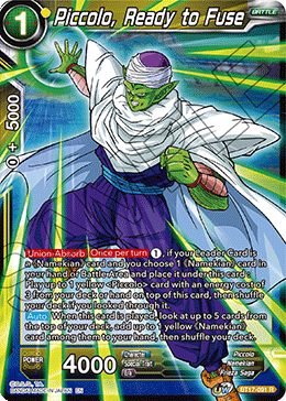 Piccolo, Ready to Fuse (BT17-091) [Ultimate Squad] | Enigma On Main