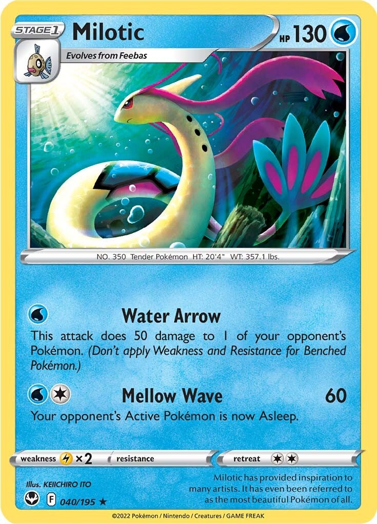 Milotic (040/195) [Sword & Shield: Silver Tempest] | Enigma On Main