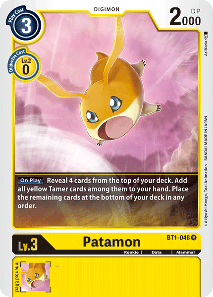 Patamon [BT1-048] [Release Special Booster Ver.1.0] | Enigma On Main