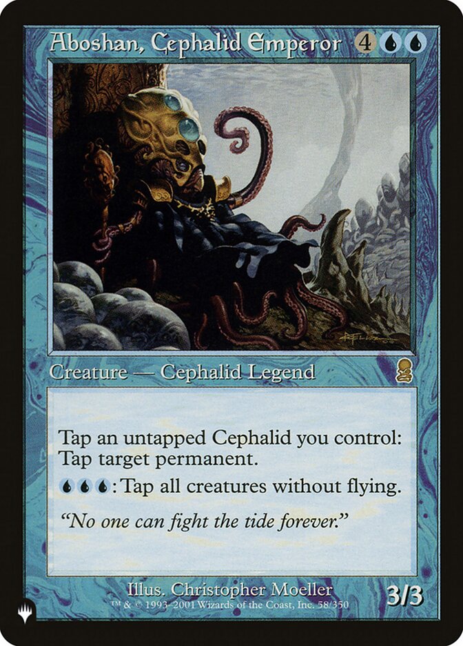 Aboshan, Cephalid Emperor [The List] | Enigma On Main