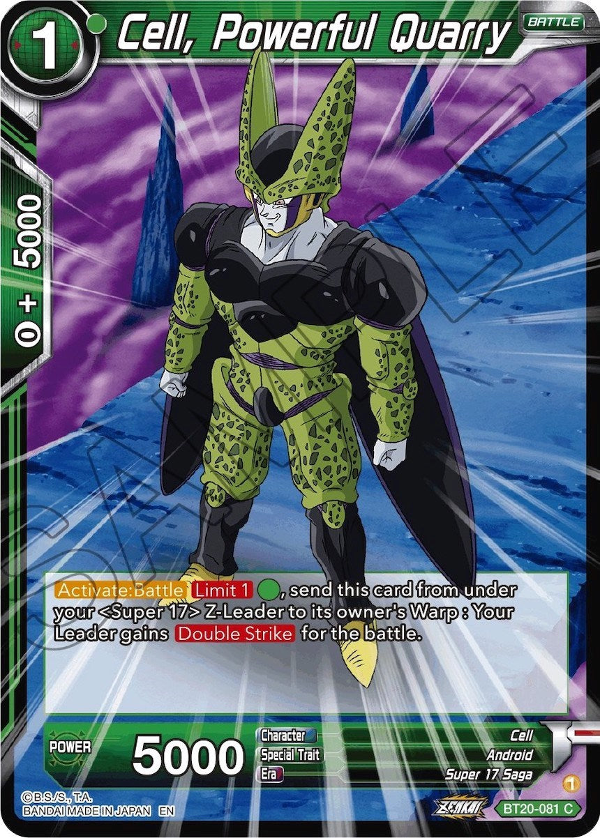 Cell, Powerful Quarry (BT20-081) [Power Absorbed] | Enigma On Main