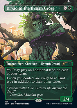 Dryad of the Ilysian Grove (Borderless) [Secret Lair Drop Series] | Enigma On Main