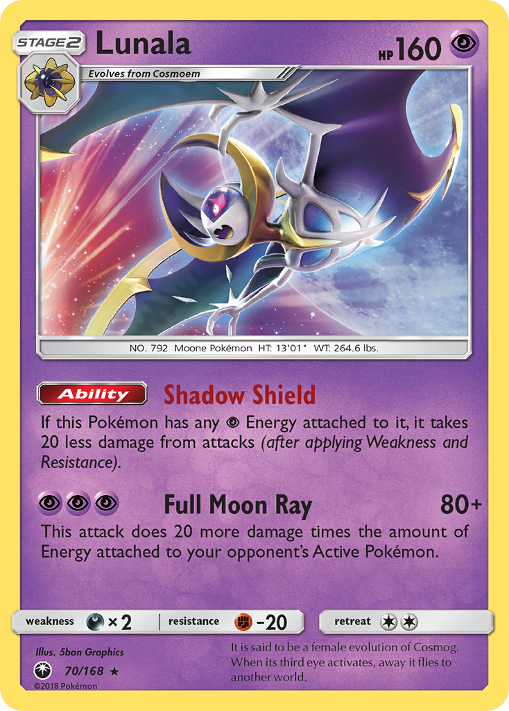 Lunala (70/168) [Sun & Moon: Celestial Storm] | Enigma On Main