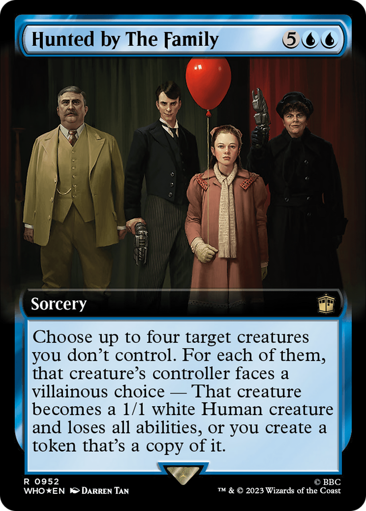 Hunted by The Family (Extended Art) (Surge Foil) [Doctor Who] | Enigma On Main