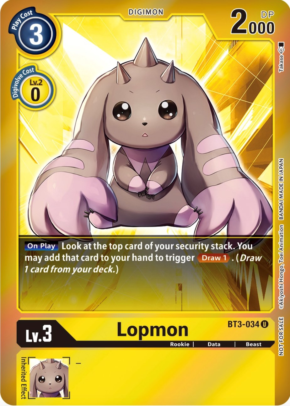 Lopmon [BT3-034] (Event Pack 4) [Release Special Booster Promos] | Enigma On Main