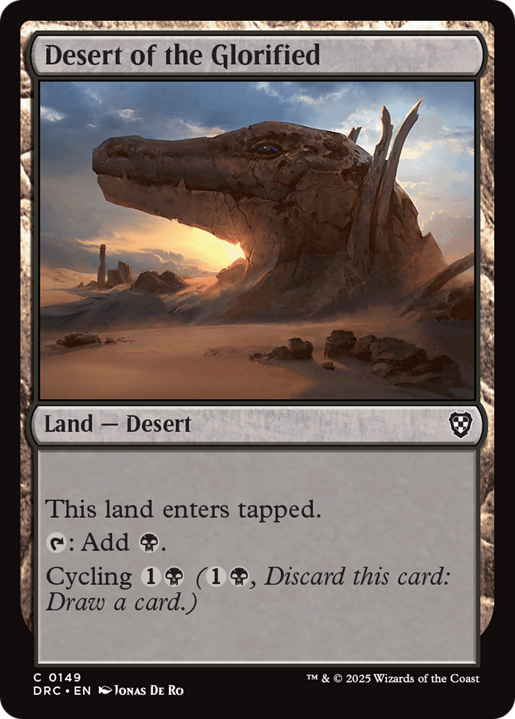 Desert of the Glorified [Aetherdrift Commander] | Enigma On Main