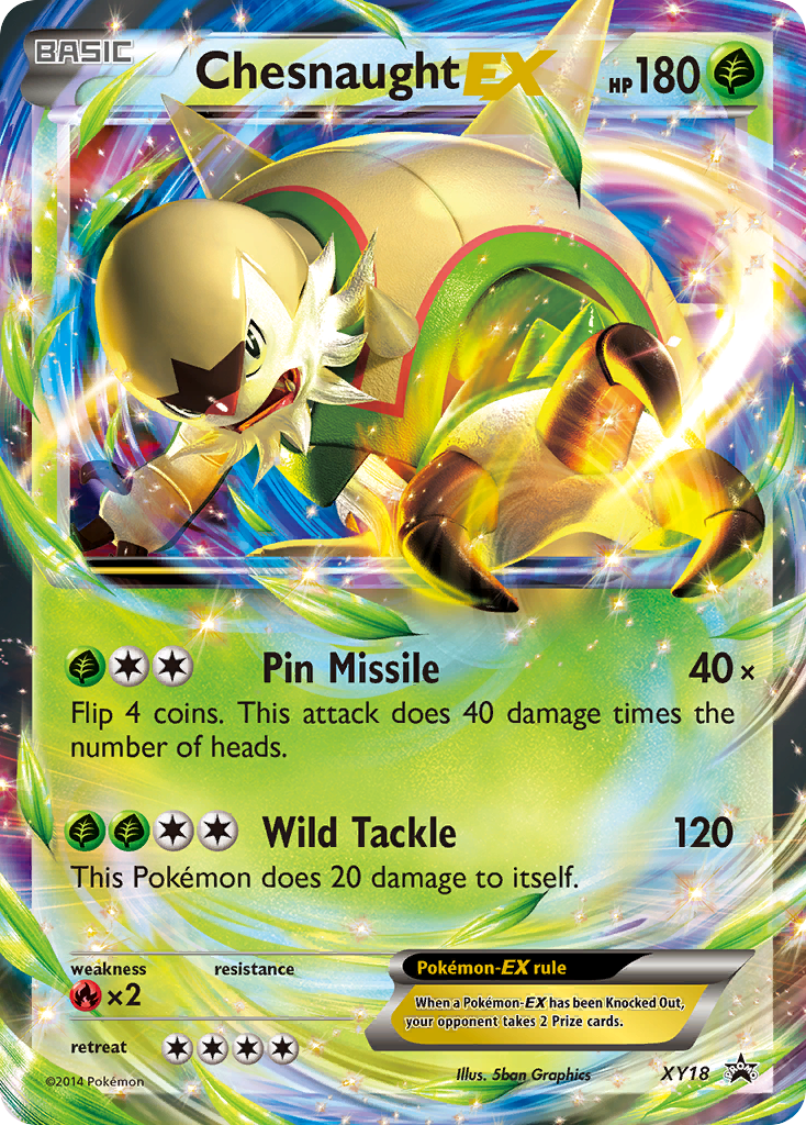 Chesnaught EX (XY18) [XY: Black Star Promos] | Enigma On Main