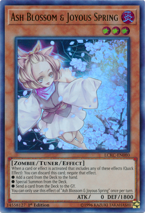 Ash Blossom & Joyous Spring [LCKC-EN080] Ultra Rare | Enigma On Main