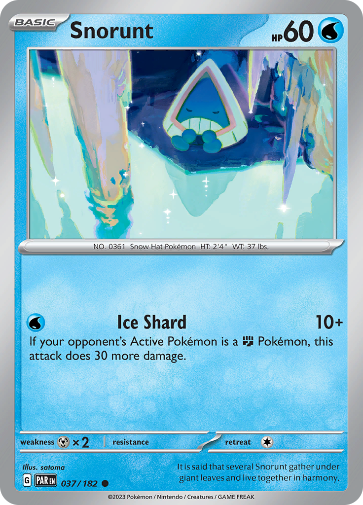 Snorunt (037/182) [Scarlet & Violet: Paradox Rift] | Enigma On Main