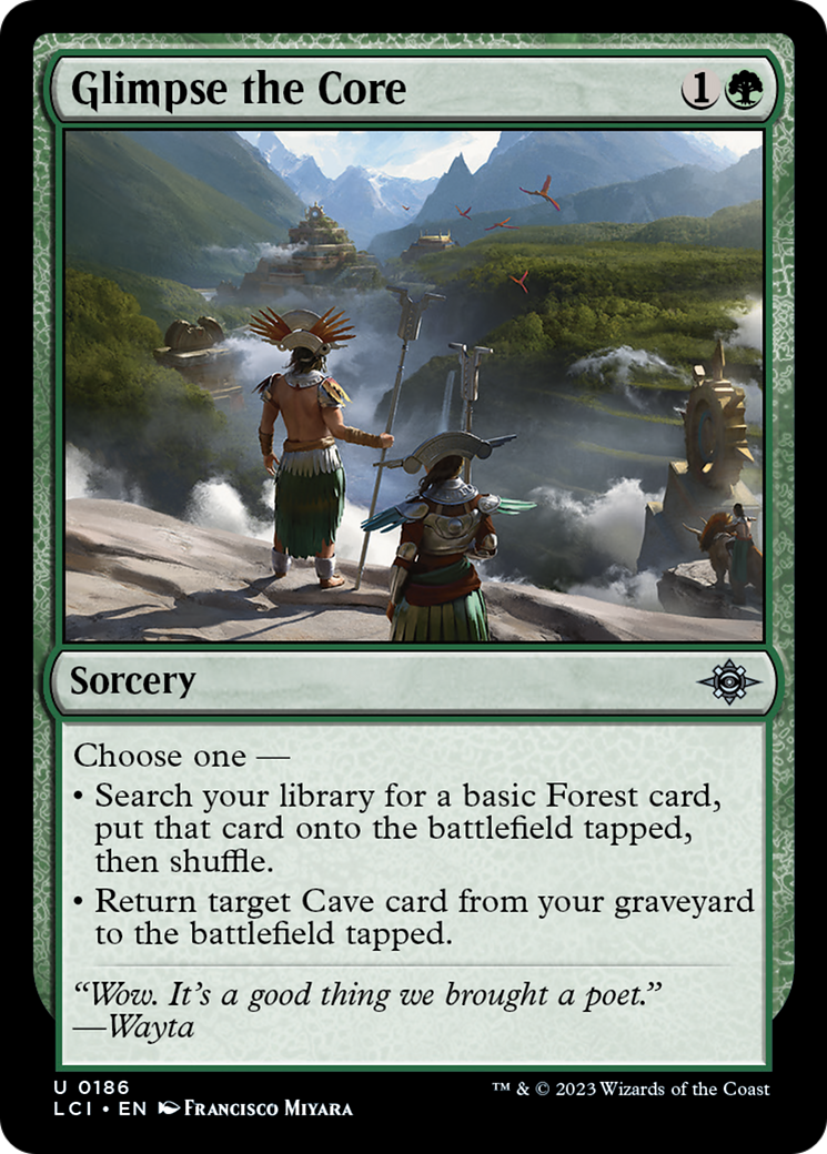 Glimpse the Core [The Lost Caverns of Ixalan] | Enigma On Main