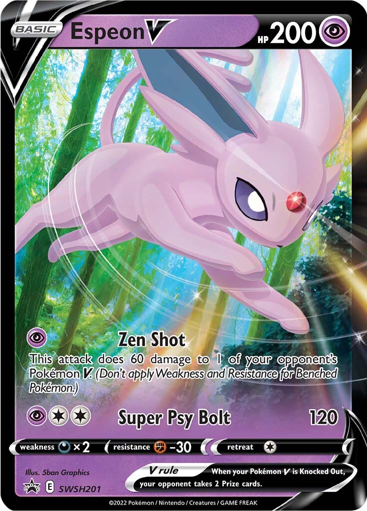 Espeon V (SWSH201) [Sword & Shield: Black Star Promos] | Enigma On Main