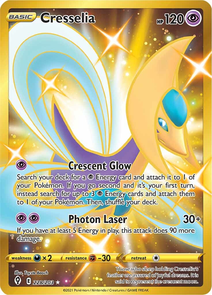 Cresselia (228/203) [Sword & Shield: Evolving Skies] | Enigma On Main