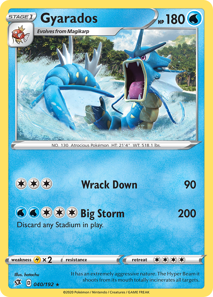 Gyarados (040/192) [Sword & Shield: Rebel Clash] | Enigma On Main