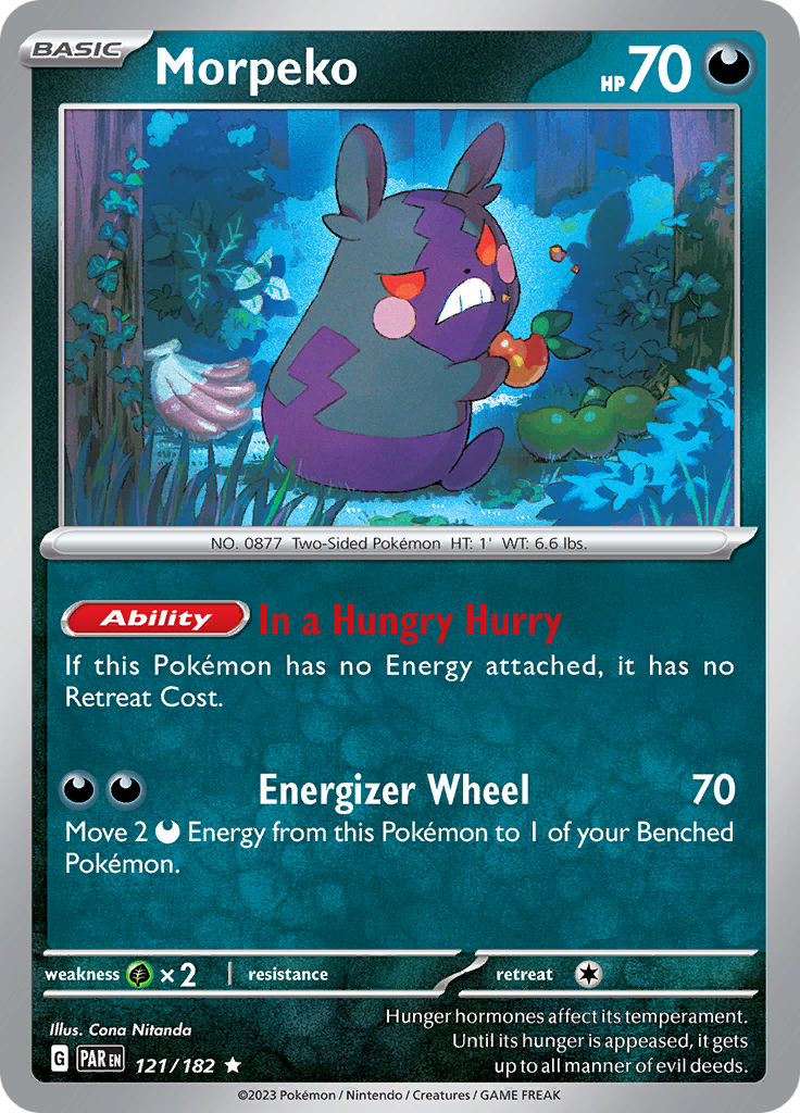 Morpeko (121/182) [Scarlet & Violet: Paradox Rift] | Enigma On Main