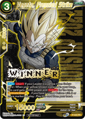 Vegeta, Frenzied Strike (Championship Pack 2022 Vol.2) (Winner Gold Stamped) (P-423) [Promotion Cards] | Enigma On Main