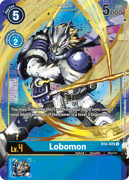 Lobomon [BT4-025] (Alternate Art) [Great Legend] | Enigma On Main