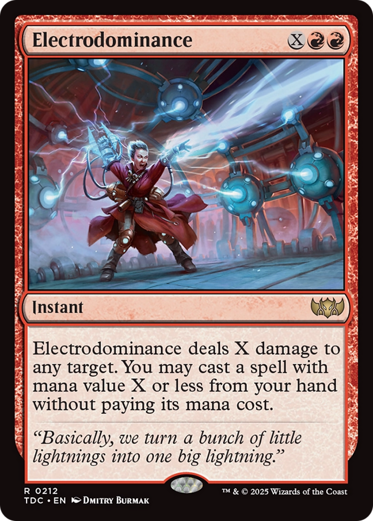 Electrodominance [Tarkir: Dragonstorm Commander] | Enigma On Main