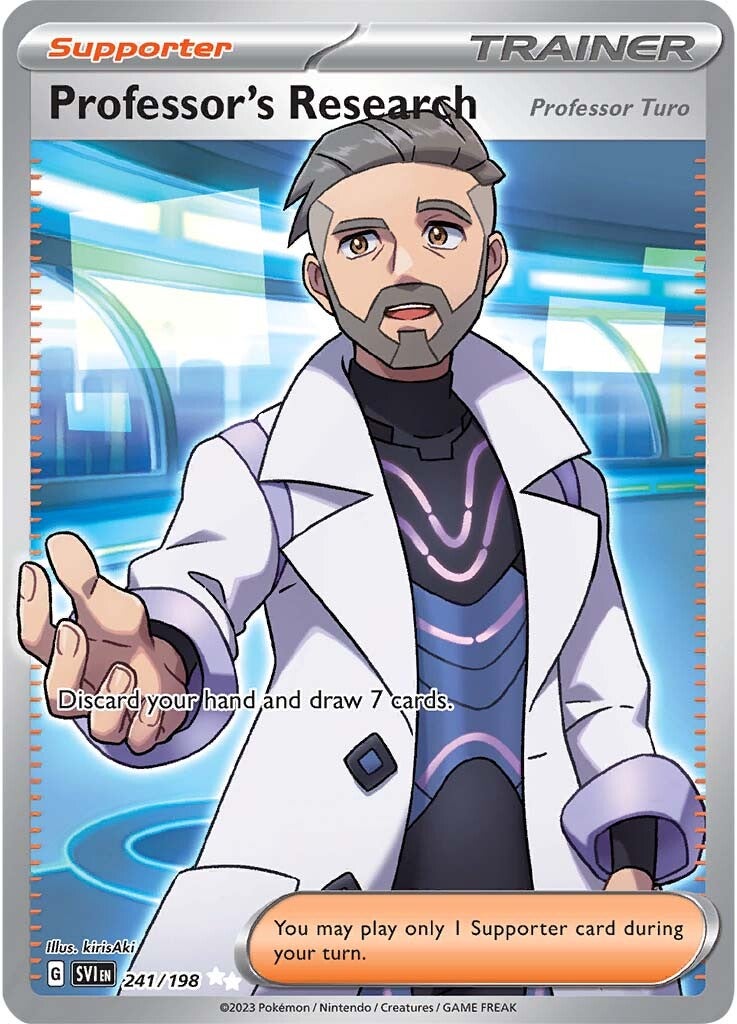 Professor's Research (Professor Turo) (241/198) [Scarlet & Violet: Base Set] | Enigma On Main