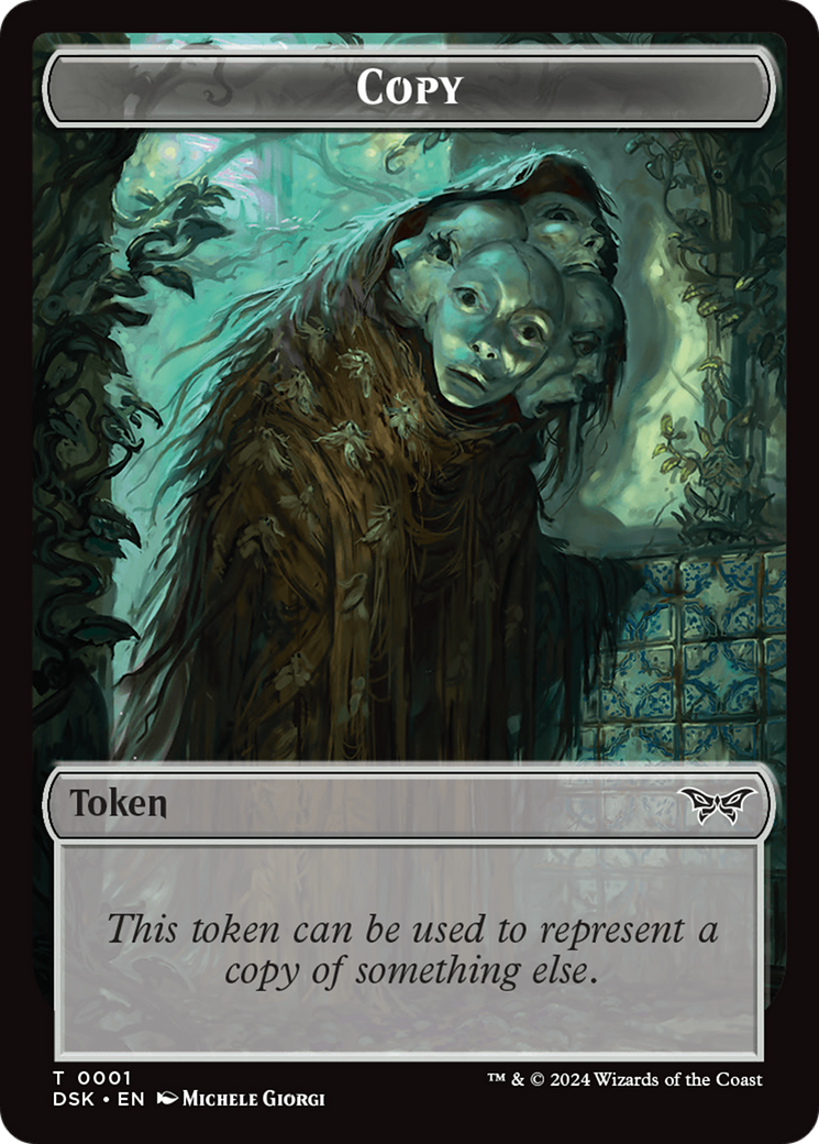 Copy Token [Duskmourn: House of Horror Tokens] | Enigma On Main