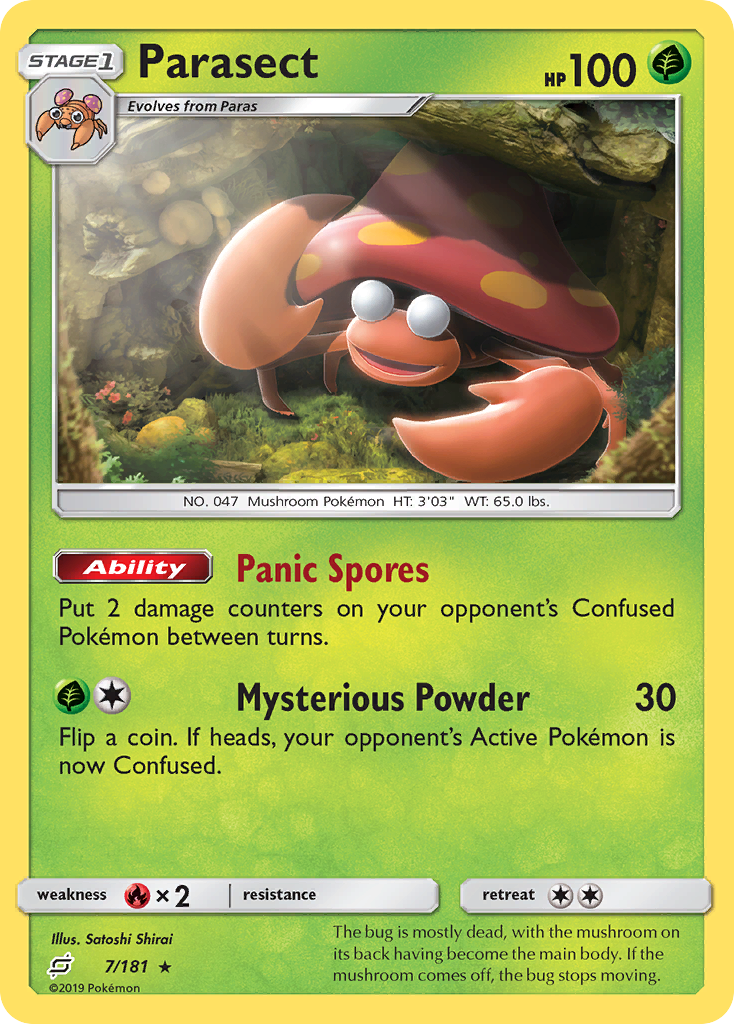 Parasect (7/181) [Sun & Moon: Team Up] | Enigma On Main