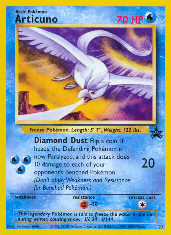 Articuno (22) [Wizards of the Coast: Black Star Promos] | Enigma On Main