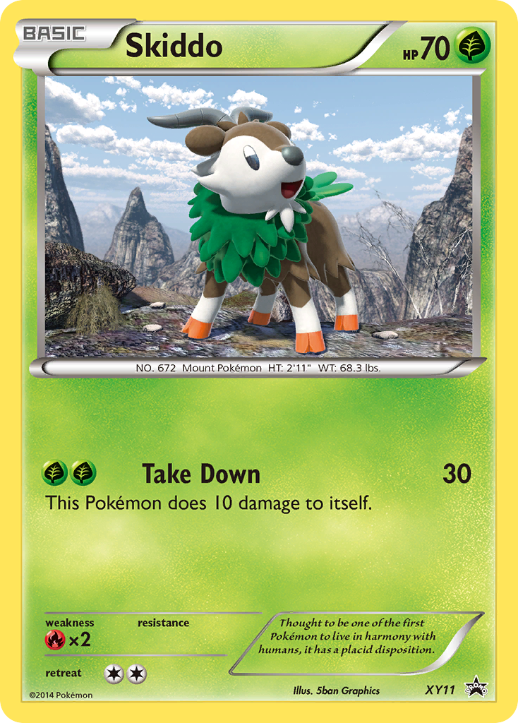 Skiddo (XY11) [XY: Black Star Promos] | Enigma On Main