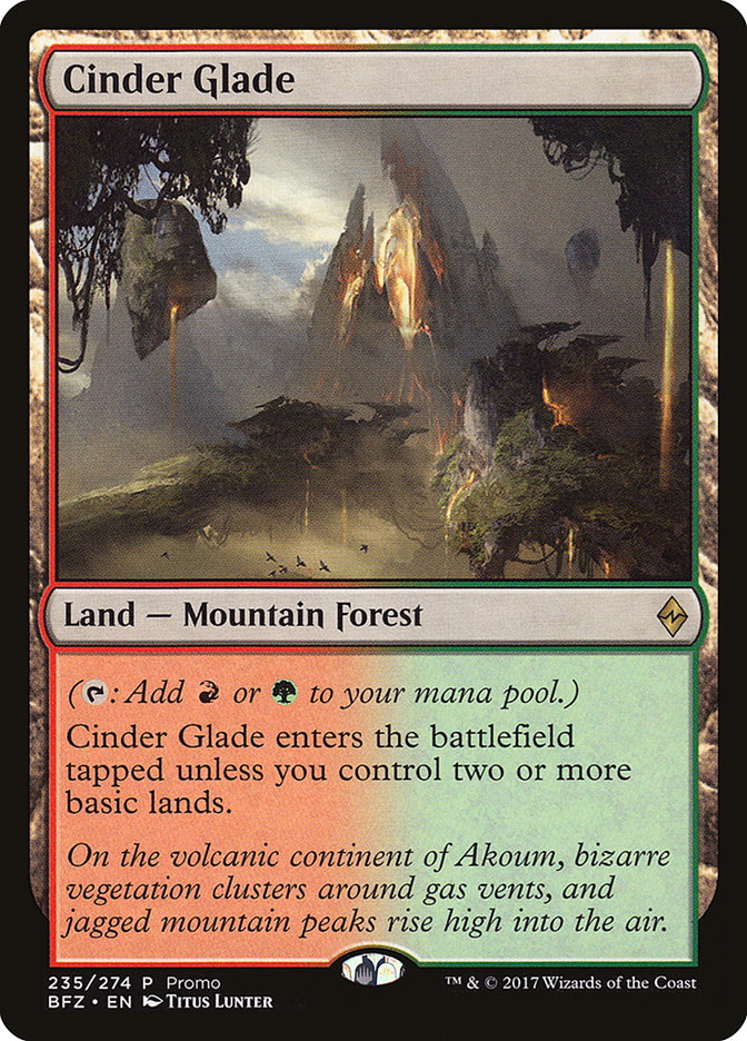 Cinder Glade (Promo) [Standard Showdown Promos] | Enigma On Main