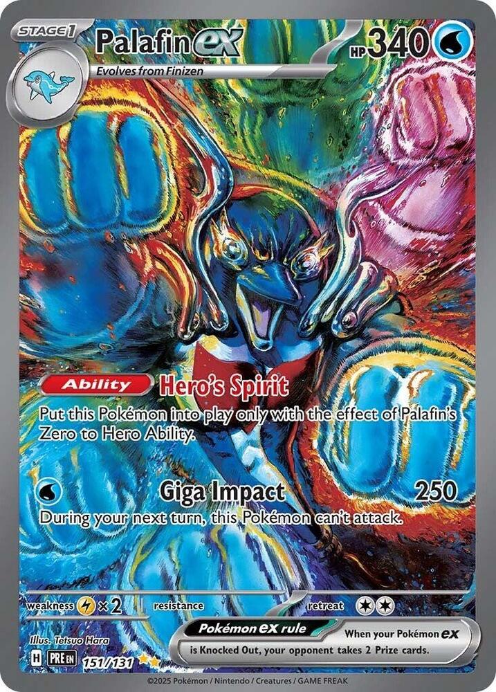 Palafin ex (151/131) [Scarlet & Violet: Prismatic Evolutions] | Enigma On Main