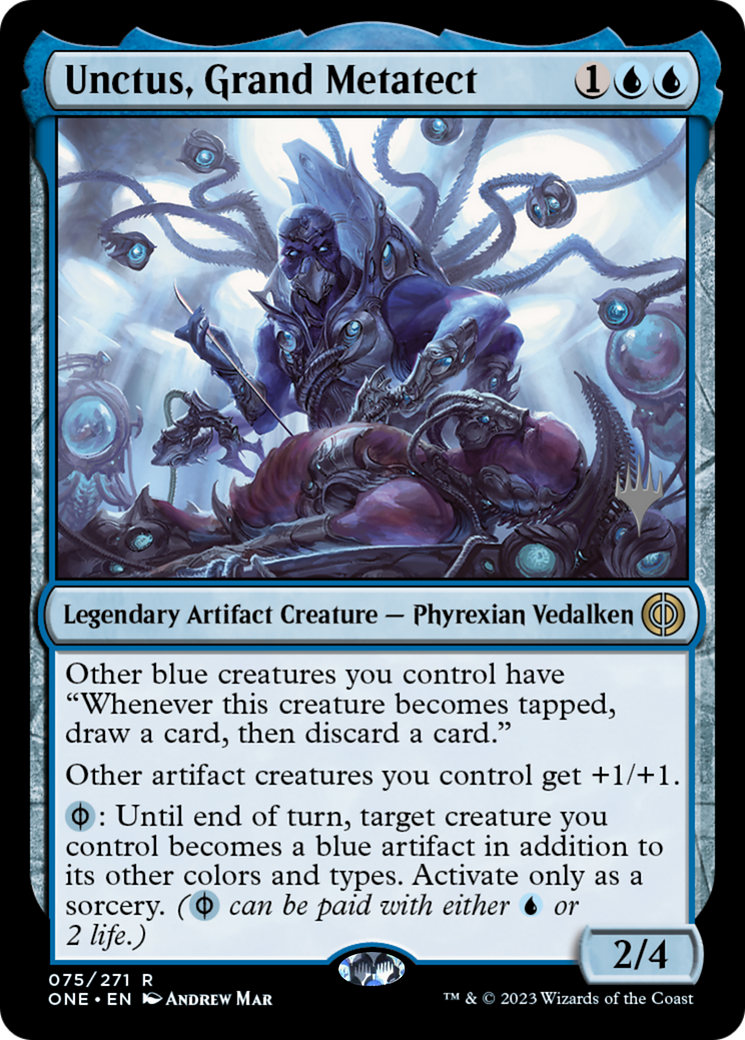 Unctus, Grand Metatect (Promo Pack) [Phyrexia: All Will Be One Promos] | Enigma On Main