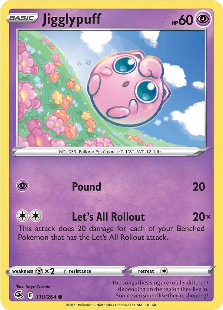 Jigglypuff (110/264) [Sword & Shield: Fusion Strike] | Enigma On Main