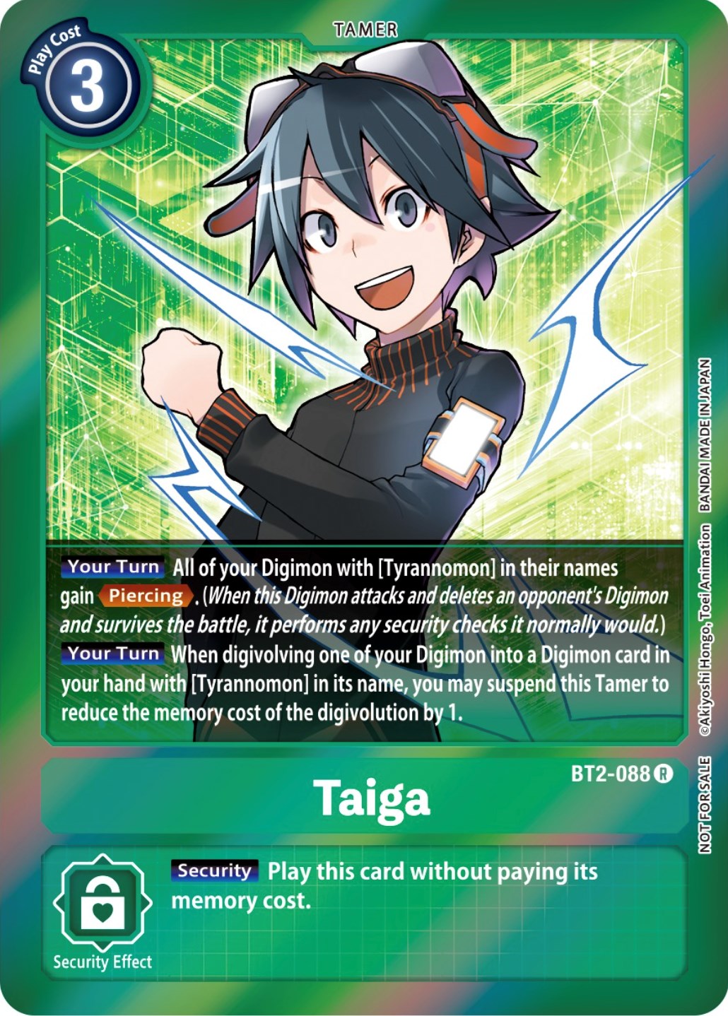 Taiga [BT2-088] (Event Pack 4) [Release Special Booster Promos] | Enigma On Main