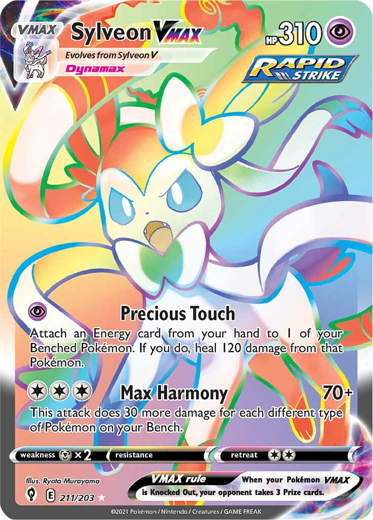 Sylveon VMAX (211/203) [Sword & Shield: Evolving Skies] | Enigma On Main