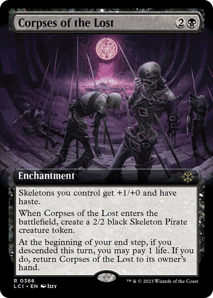 Corpses of the Lost (Extended Art) [The Lost Caverns of Ixalan] | Enigma On Main