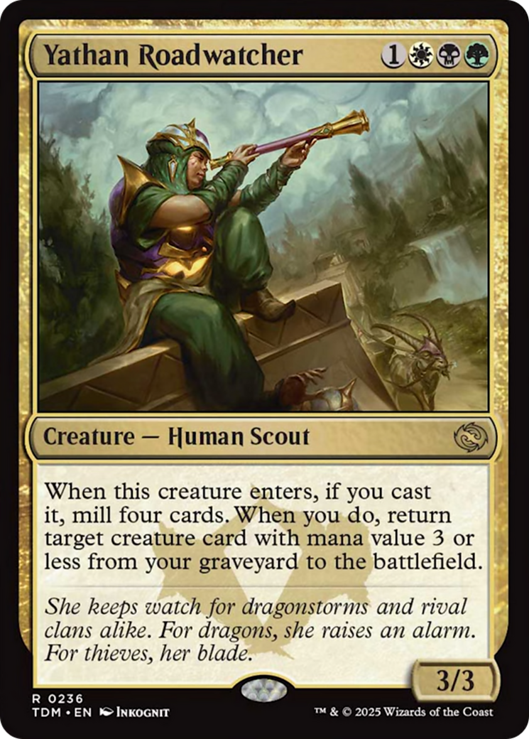 Yathan Roadwatcher [Tarkir: Dragonstorm] | Enigma On Main
