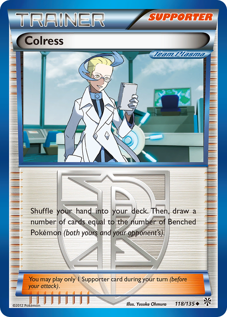 Colress (118/135) [Black & White: Plasma Storm] | Enigma On Main