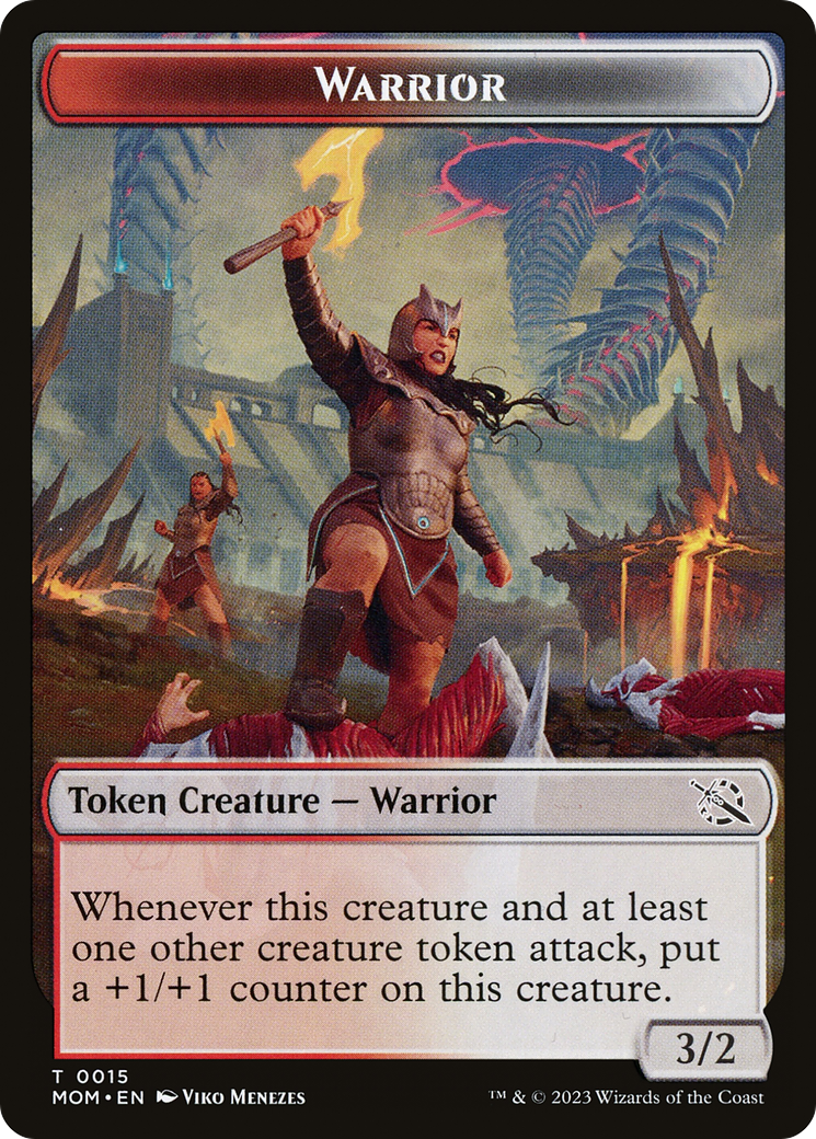 Warrior // Thopter Double-Sided Token [March of the Machine Tokens] | Enigma On Main