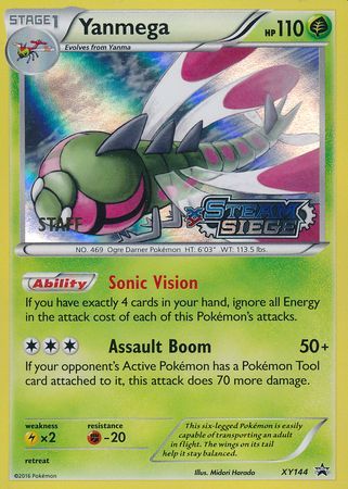 Yanmega (XY144) (Staff) [XY: Black Star Promos] | Enigma On Main