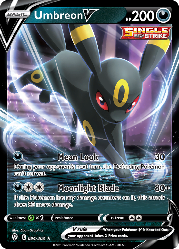 Umbreon V (094/203) (Intro Deck) [Sword & Shield: Evolving Skies] | Enigma On Main