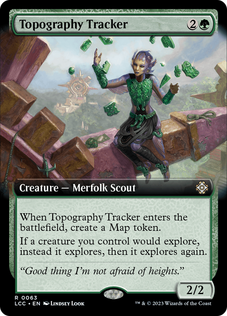 Topography Tracker (Extended Art) [The Lost Caverns of Ixalan Commander] | Enigma On Main