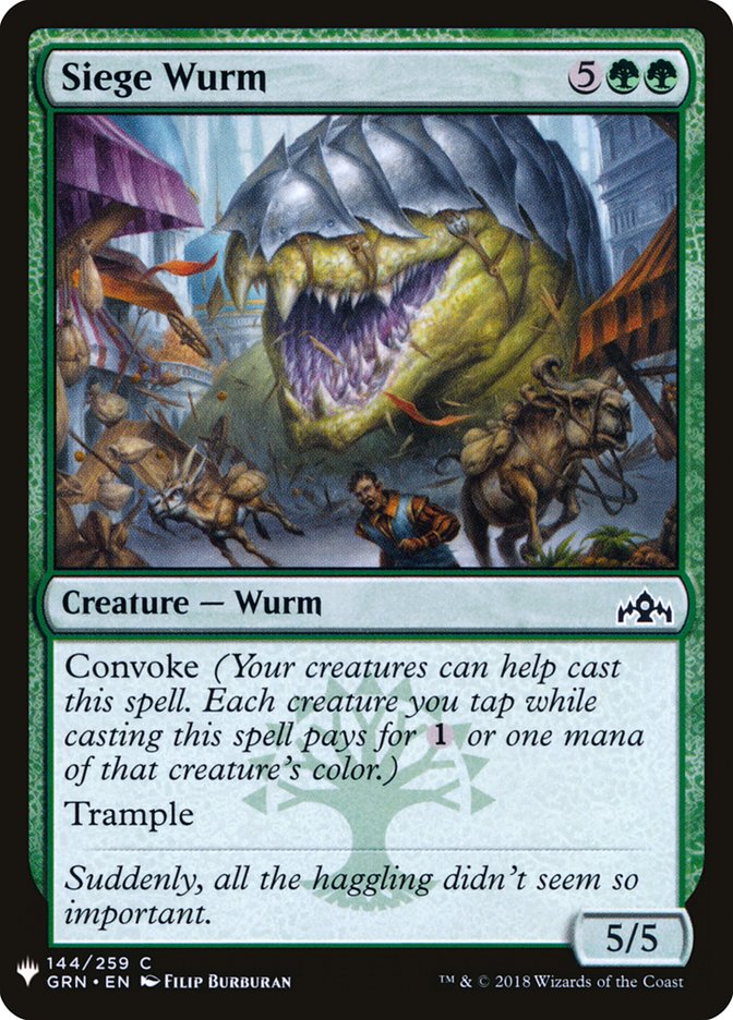 Siege Wurm [Mystery Booster] | Enigma On Main