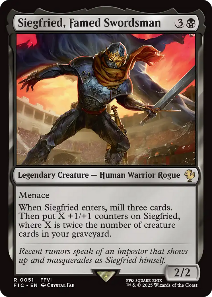 Siegfried, Famed Swordsman [FINAL FANTASY Commander] | Enigma On Main
